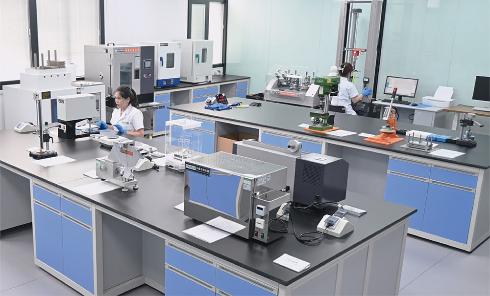 Professional laboratory conducting strict quality control inspections and precision measurements to ensure international excellence standards.