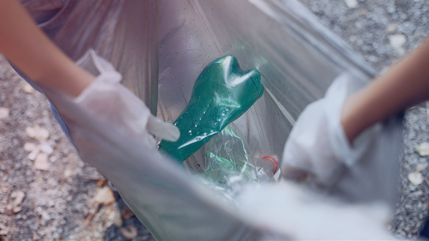 Recycled plastic bottles used as sustainable raw material for eco-friendly insoles